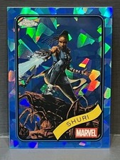 2025 Topps Chrome Marvel SHURI #96 Blue Sapphire Refractor!
