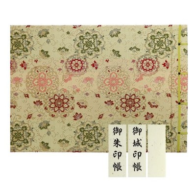 Kakiobe Pocket Goshuin Book Extra Large B5 Arabesque Gold 24 Pockets Japan