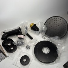 Glacier Bay Oswell Single Handle Tub Shower Faucet 1.8 GPM in Matte Black