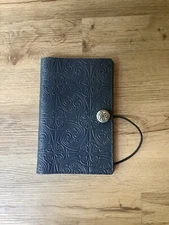 Oberon Design Triskelion Large Notebook In Navy Blue