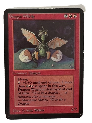 1x Circle of Protection: Red Limited Edition -Alpha MP MTG Magic
