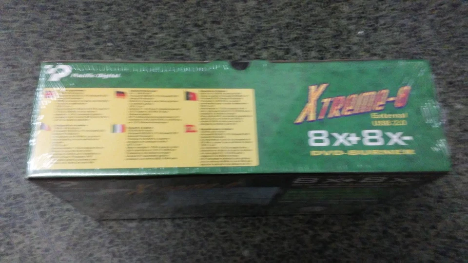 Pacific Digital 8X + 8X DVD USB RW Rewritable External Burner NIB Factory Sealed - Image 2 of 4