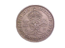 1948 Great Britain 2 Shillings KM# 865 - Very Nice Circ Collector Coin-c1375xux