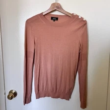 APC Brown Wool Crew Neck Sweater XS