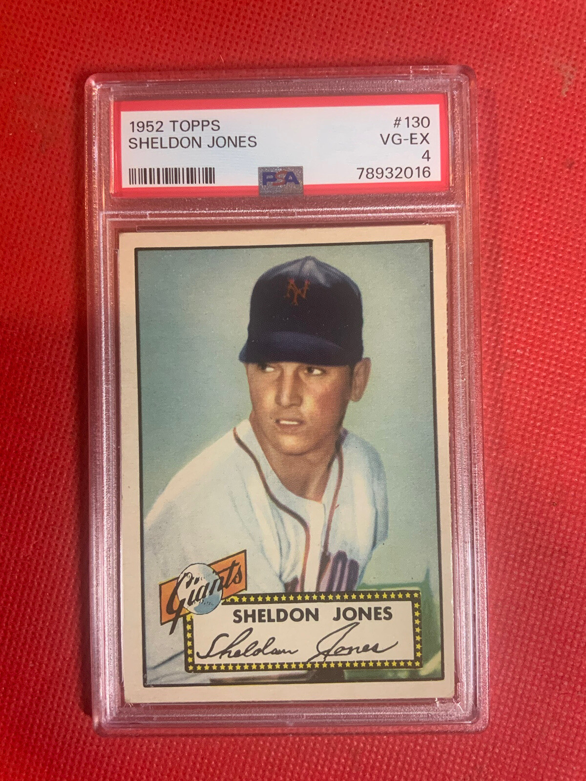 1952 Topps #130 Sheldon Jones PSA 4