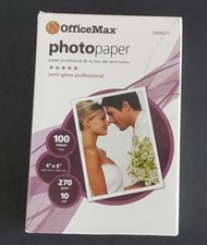 Office Max: Semi-Gloss -Professional Photo Paper 4 x 6 in. 100 Sheets. New.