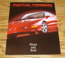 Original 1996 Pontiac Firebird Sport Appearance Package Sales Sheet Brochure