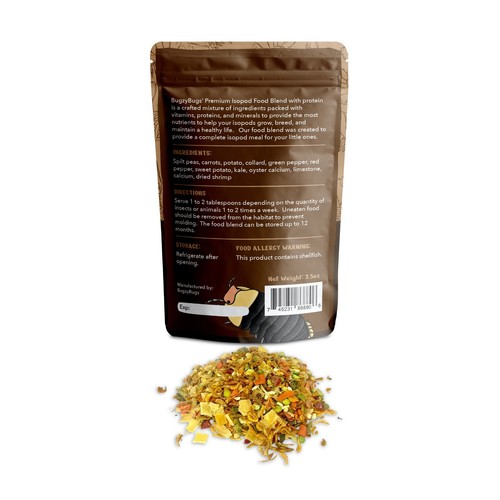 Isoblend Premium Isopod Food Set Natural Protein and Vegetable Dry Mix - 第 5/6 張圖片