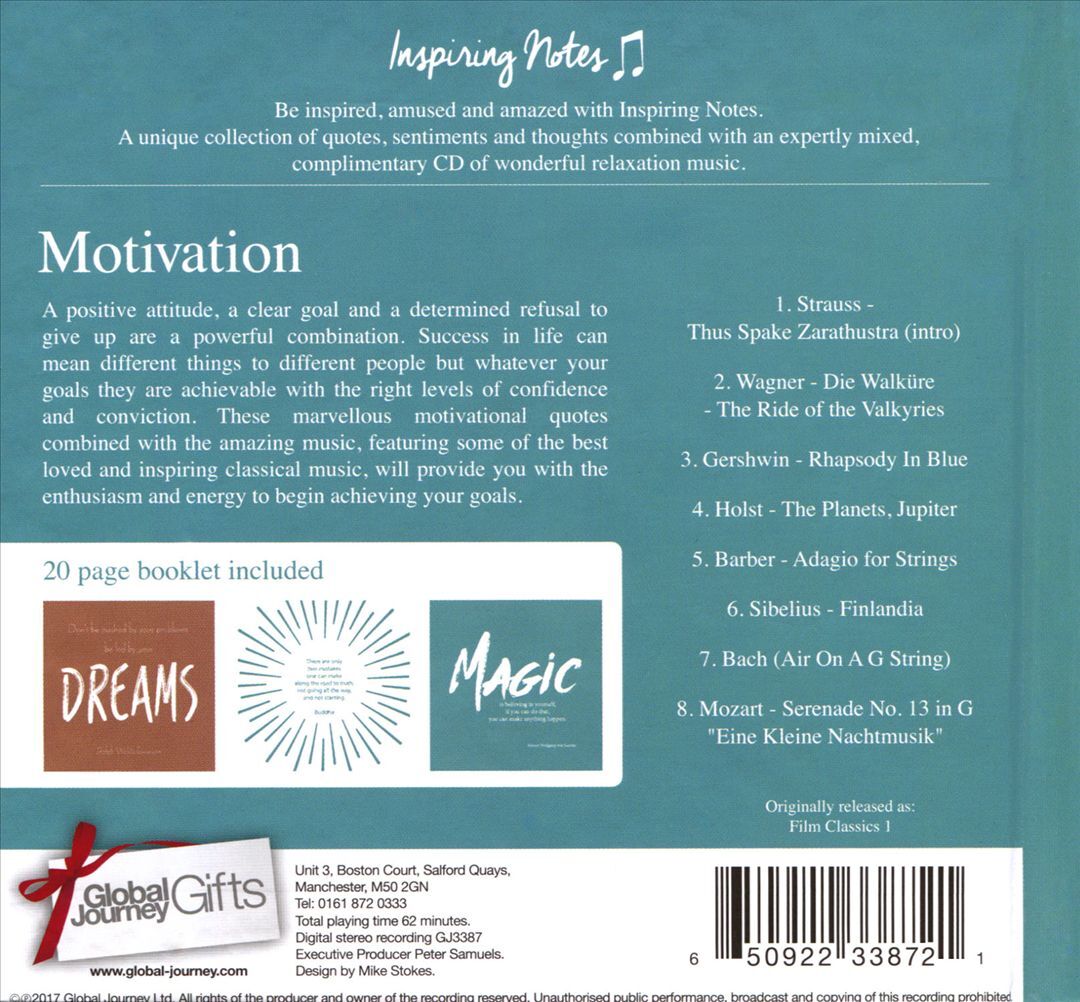 VARIOUS ARTISTS INSPIRING NOTES: MOTIVATION NEW CD