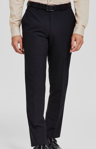 $175 Bar III Men's Black Solid Slim-Fit Wool Blend Suit Pants Size 30W ...