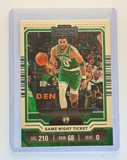 Jayson Tatum Game Night Ticket 2023-24 Panini Contenders Basketball NBA Card #16