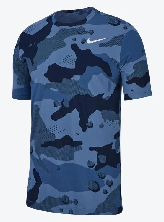 Nike blue camo best sale shirt