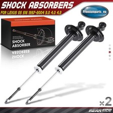 2x Shock Absorbers Rear for Lexus GS S16 1997-2004 3.0 4.0 4.3 341267 4853039465