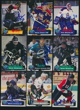 1996 Collector's Edge Ice *AUTOGRAPHED Cards* Lot (26) w/ WENDELL YOUNG, DINEEN