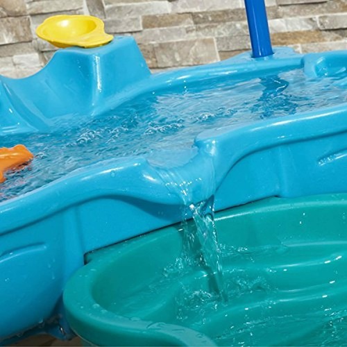 Mesa de agua Step2 Spill & Splash con juego de accesorios de 11 piezas y paraguas - Imagen 2 de 5
