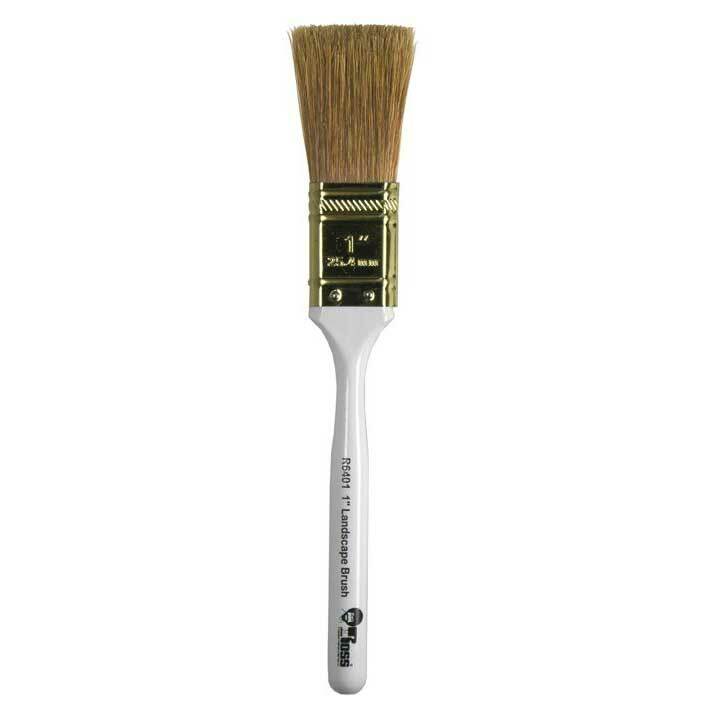 Bob Ross Wildlife Brush – 1/2 Fur Bürste Für Tierdetails In Der Malerei, Goldenes Taklon