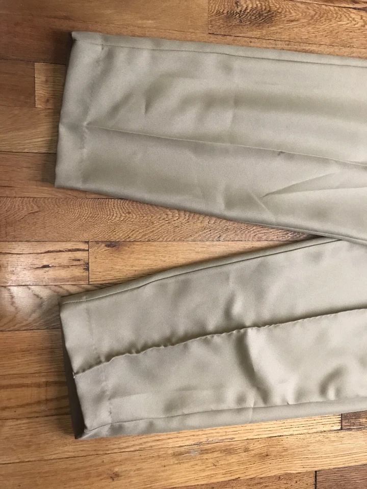 Pantalones Blair Marrón Cintura Elástica Talla 12PS Mujeres Bolsillos Negocios Preppy Foto 4 de 4