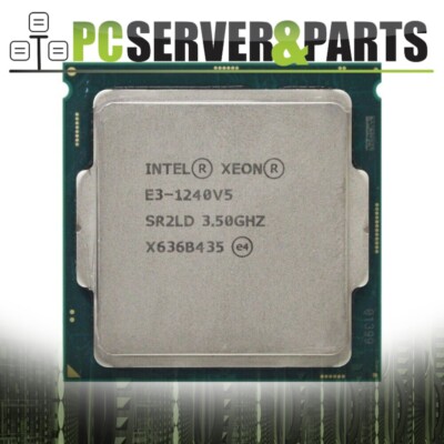 Intel Xeon E3-1240 v5 | 58 caractéristiques et détails