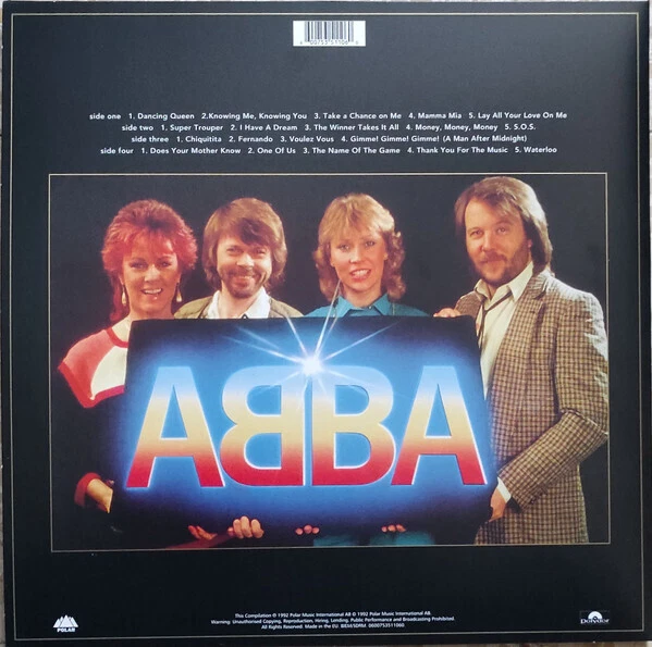 ABBA Gold Greatest Hits BLACK VINYL 2 LP NEW/SEALED - image 2 of 2