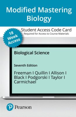 Modified Mastering Biology Pearson Biological Science (18-Weeks) 7th Edition
