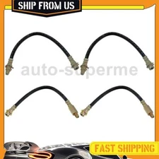 Front Rear Kit Brake Hose Line 4x For 1965 Buick LeSabre 4.9L