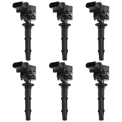 Set of 6 Ignition Coils for MB Mercedes R Class E ML SLK C CLK Sprinter Van G550