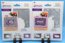 NEW Crafters Companion STAMP DIE Set FLOWERS VINES / BUTTERFLY FRAME