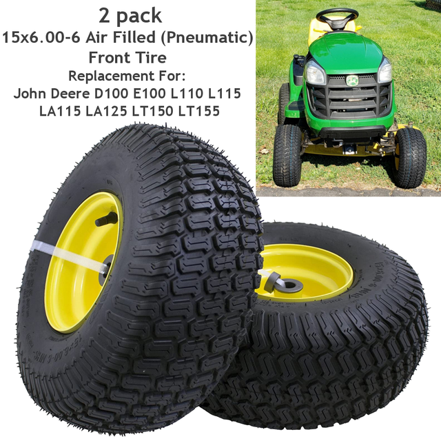 15x66 Pneumatic Tire Wheel John Deere D100 E100 L110 L115 LA115 /125