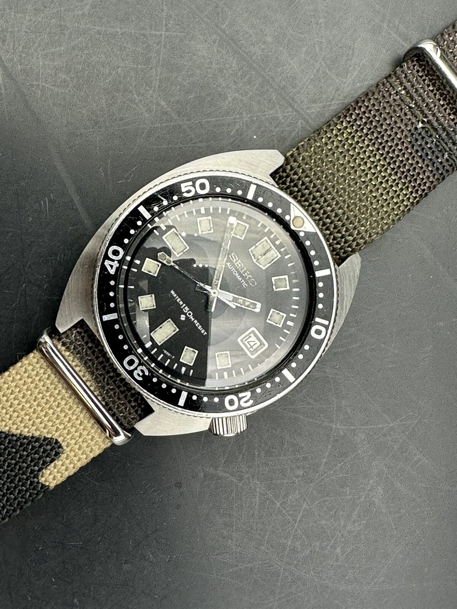 Vintage May/1968 Seiko Ref 6105-8009 Proof 150m Diver Watch | eBay