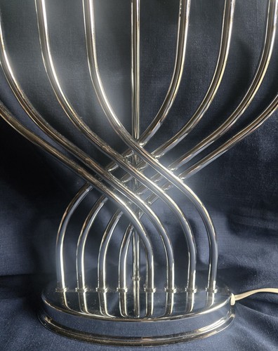 NEW IN BOX AVIV JUDICA JEWISH ILLUMINATION ELECTRIC SILVER PLATED MENORAH BULBS - Picture 5 of 15