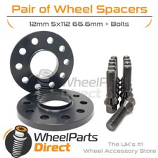 Distanzscheiben (2) & Schrauben 12 mm f&uuml;r Merc R-Klasse [W251] 06-13 auf Aftermarket-R&auml;dern