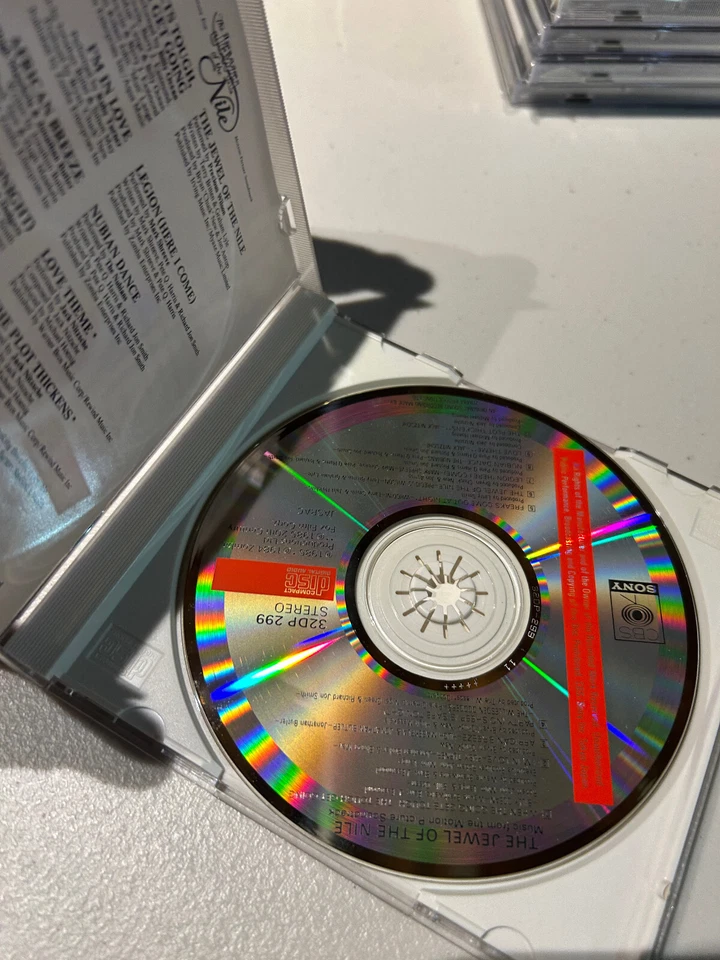 THE JEWEL OF THE NILE soundtrack CD JAPAN EDITION 10 tracks CBS Sony 32DP-299 - Image 2 of 3