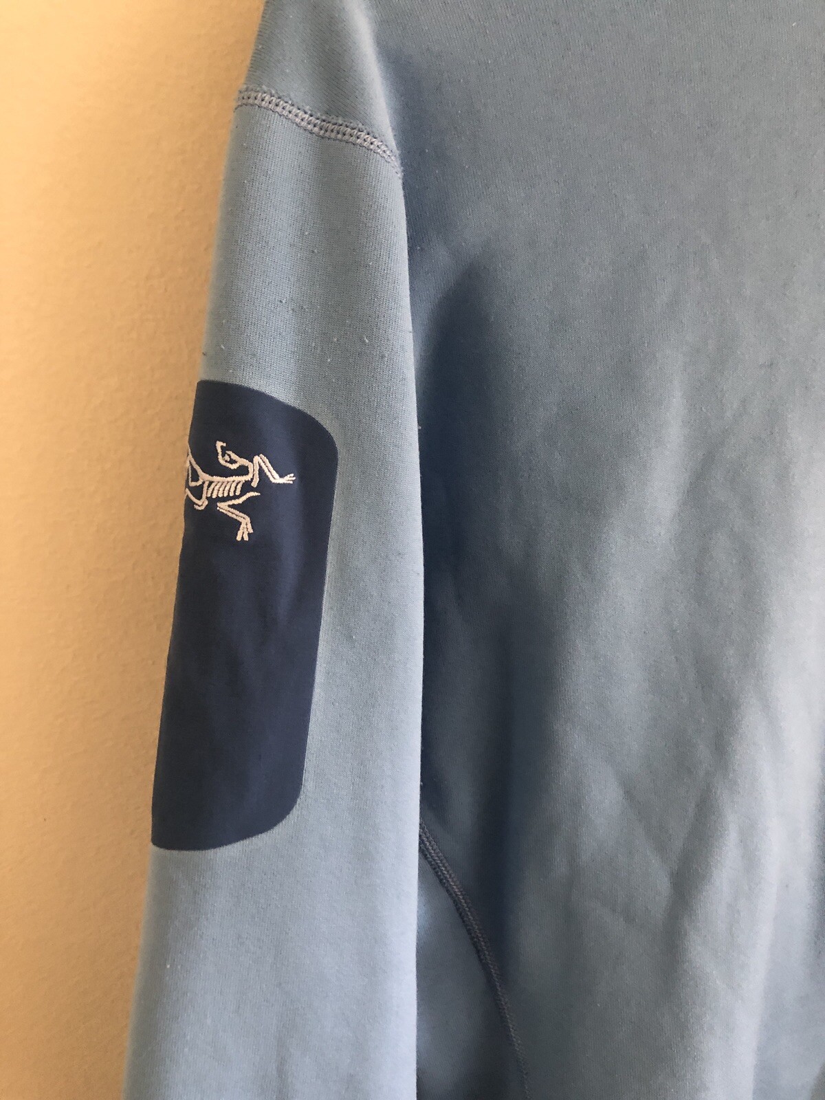 Giacca Pile Softshell Arc'teryx RHO Pullover Blu Taglia Large 12 14