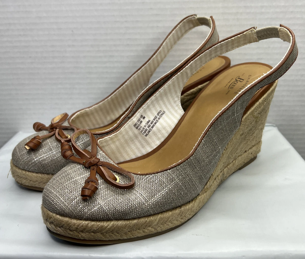 Bass womens sale wedges