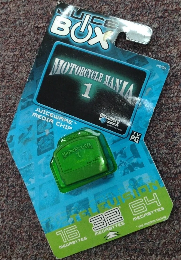 my Juice Box Juiceware Media Chip 2004 MOTORCYCLE MANIA JESSE JAMES