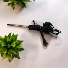 Wavytalk 3/8 Inch Small Curling Iron Wand for Short & Long Hair, Ceramic Skinny-