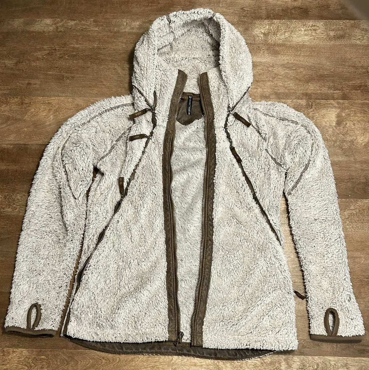 Kuhl Flight Fleece Jacket - Women's Small Hooded Zip Up Long