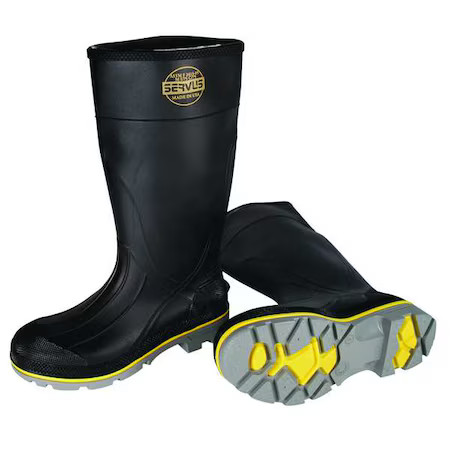 Honeywell Servus 75109/9 Servus Xtp Steel-Toe Rubber Boots, Defined Heel, 15 In
