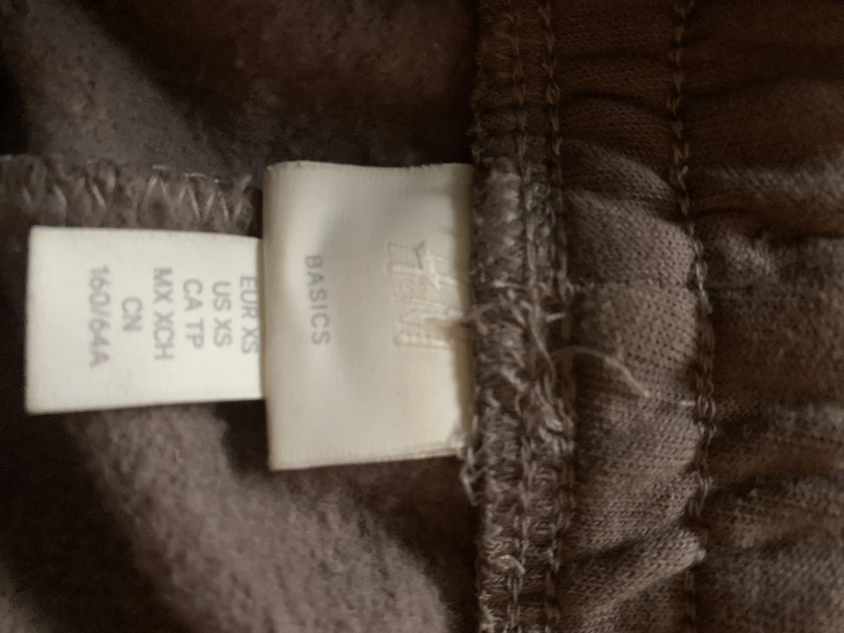 HERMOSOS TRACKIES H&M MARRÓN CLARO TALLA XS EN MUY BUENA CONDICIÓN