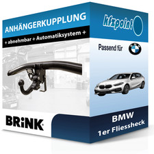 F�r BMW 1er Fliessheck 03.2014-12.2019 BRINK Anh�ngerkupplung abnehmbar AHK