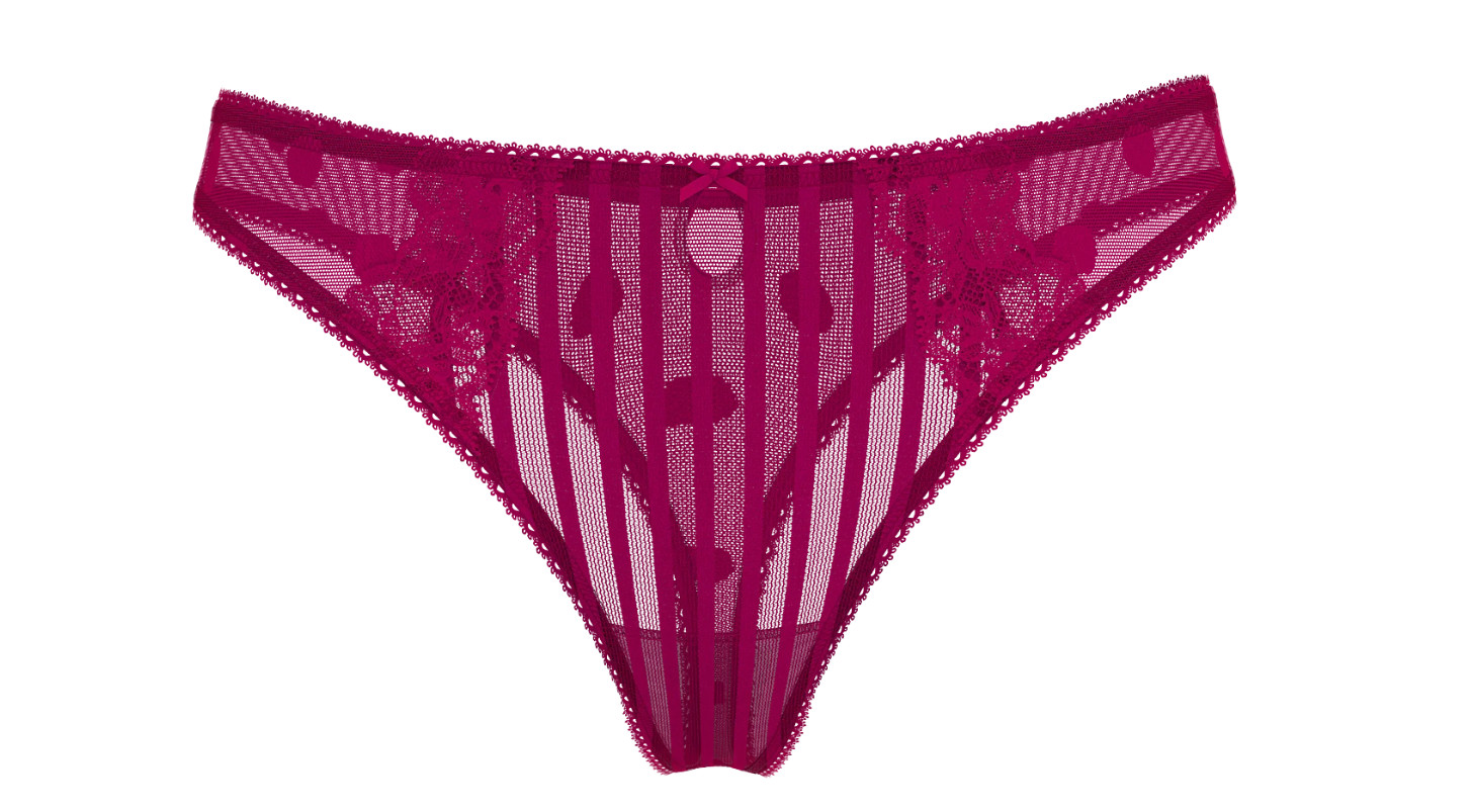 Victoria's Secret Lacie Sheer Heritage Thong Panty