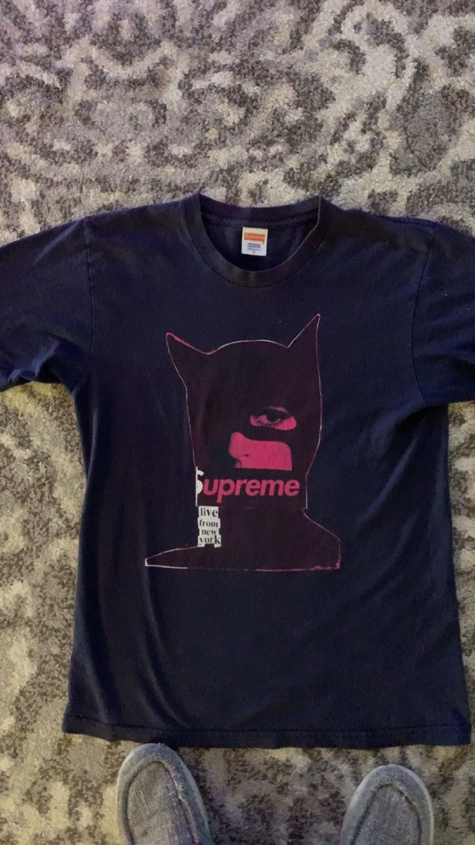 Supreme Size M Solid Regular Size Cotton T-Shirts for Men for sale