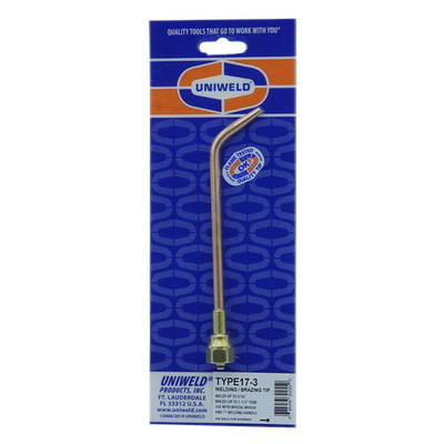 Uniweld TYPE17-3 Welding & Brazing Tip #3 Oxy-Fuel Torch Tip HVAC Copper Tubing