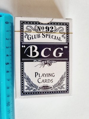 SEALED SPIELKARTEN BCG NR. 92 CLUB SPECIAL POKER PLAYING CARDS NEU