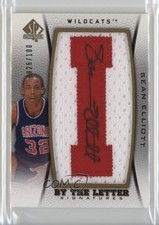 2012 SP Authentic By the Letter Signatures 26/100 Sean Elliott #BL-SE Auto 0dj8