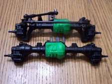 Fit Traxxas TRX-4 SPORT Front Rear Portal Axles Housings Locked Diff Spool Green