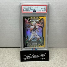 2024 Prizm Draft Picks Drake Maye RC Black Gold Prizm #103 /5 PSA 10 Pop 2