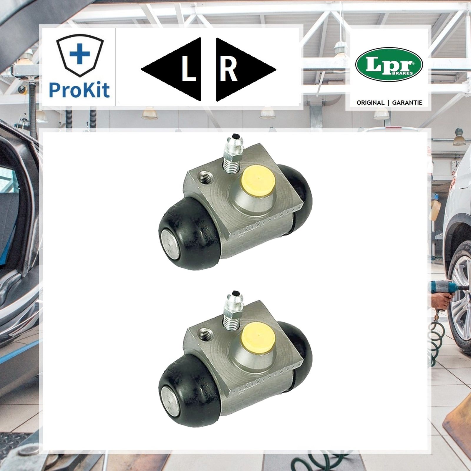 2x ORIGINAL® Lpr 4097 Radbremszylinder Hinten passend für Lancia YPSILON