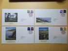 2011 ENGLAND SCOTLAND WALES NORTHERN IRELAND SET OF 4 REGIONAL FDCS #3355