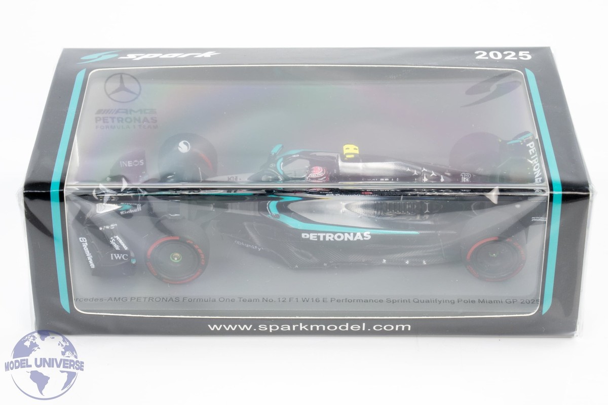 Spark - 1:43 Mercedes-AMG W16 No.12 Kimi Antonelli Sprint Pole